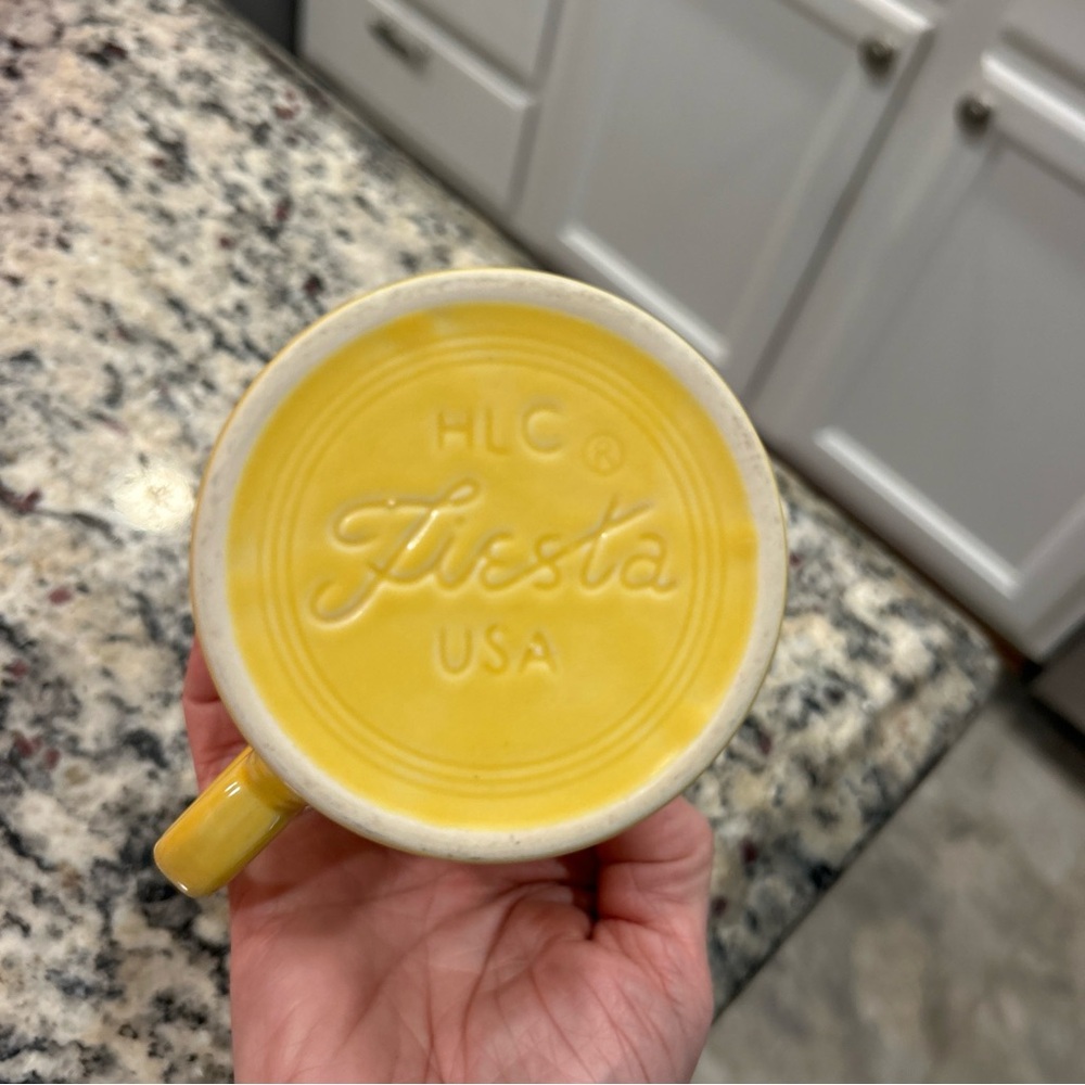 Fiestaware Yellow Mug - Picture 3 of 4